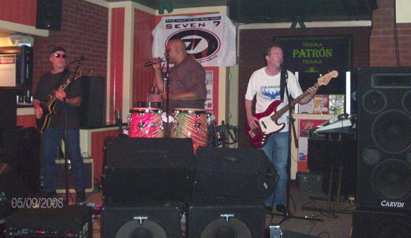 Seven 7 Athens Band performing live in Conyers Georgia at DC Martinique